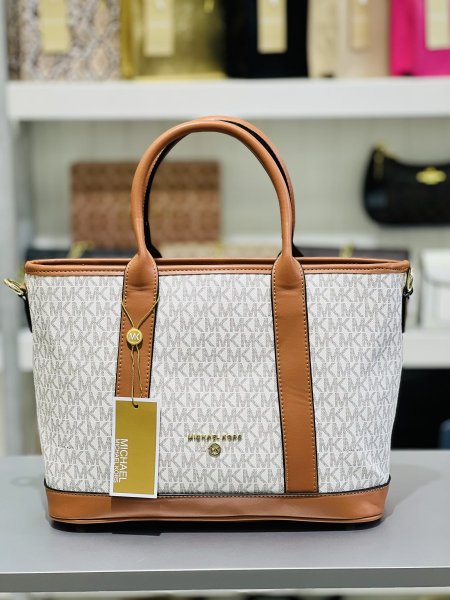 Michael Kors Luisa tote bag - بيج