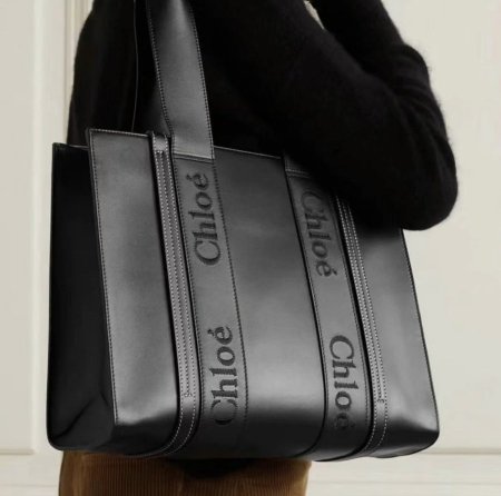 Chloé Woody Large Leather Tote I Bloomingdale's