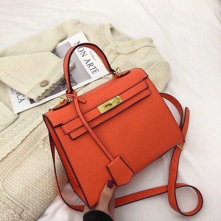 شبية ماركة hermes حجم 28 cm  - برتقالي